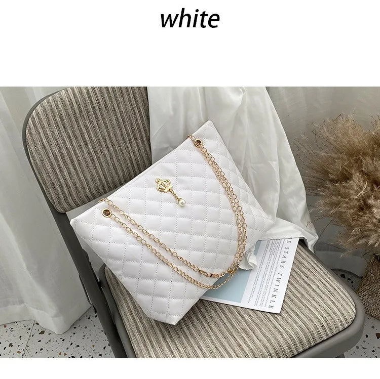 Soft PU Leather Shoulder Tote Bag For Women Large Shopper With Six Color Options