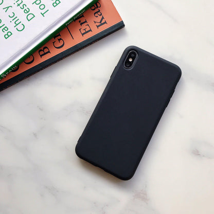 Ultra Thin Slim Fit Soft Grip Anti-Scratch Protective Cover Thicker Candy Phone Case for iPhone Soft Silicon Back Phone Cover for iPhone 12 13 Pro Max iphone Case