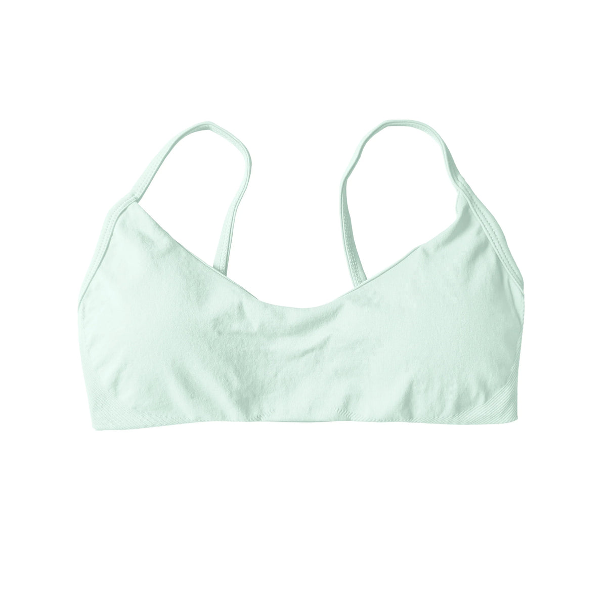NCLAGEN Scoop Neck Bra High Support Thin Strap Seamless Pilates Yoga Underwear Push-up Gym Clothes Workout Running Fitness Top