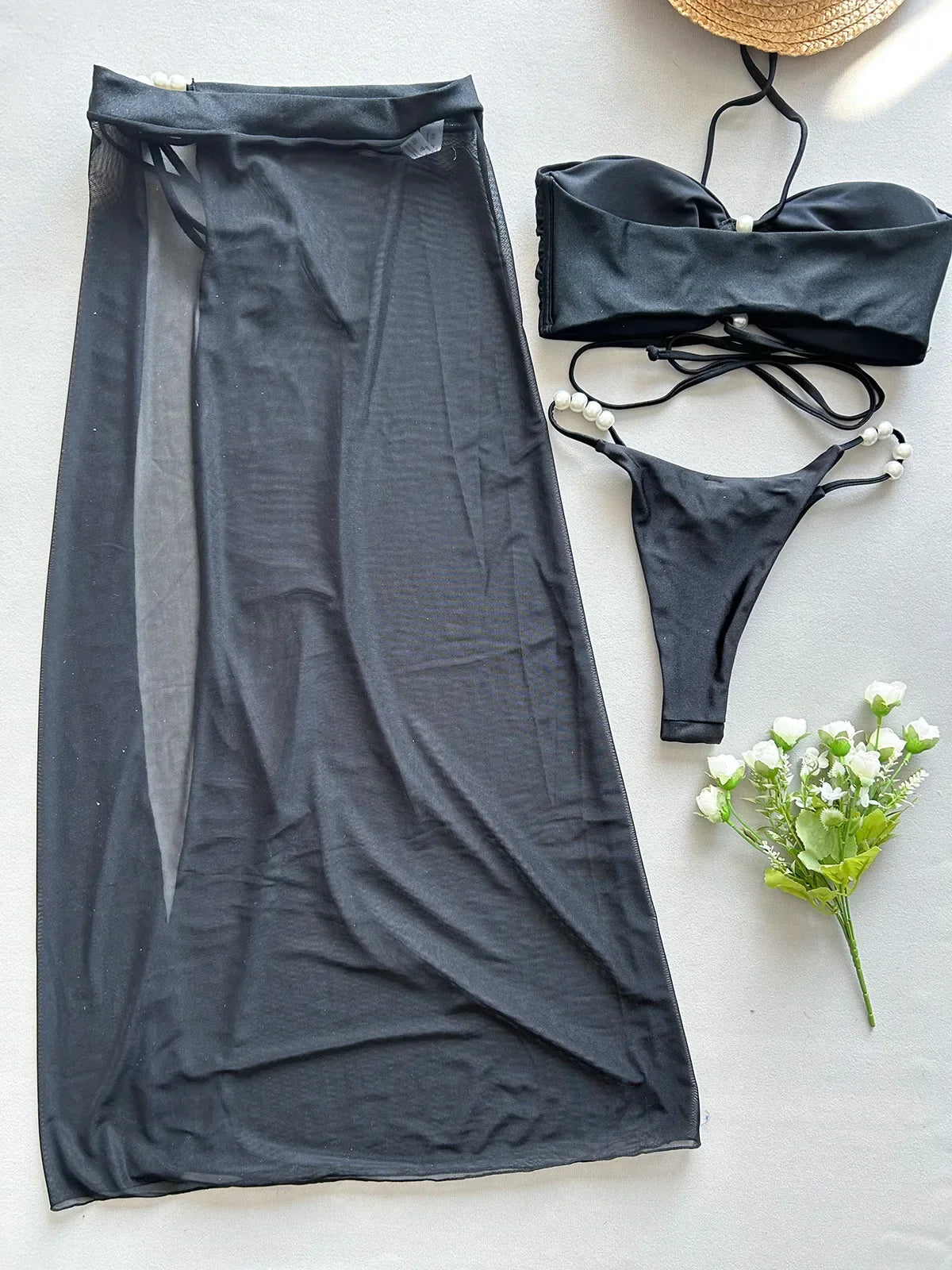 3 Pieces Bikini Set 2025 Sexy Women&