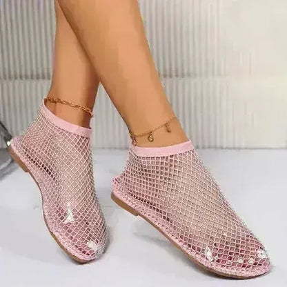 Luxury Round Toe Flat Bottom Sandals
