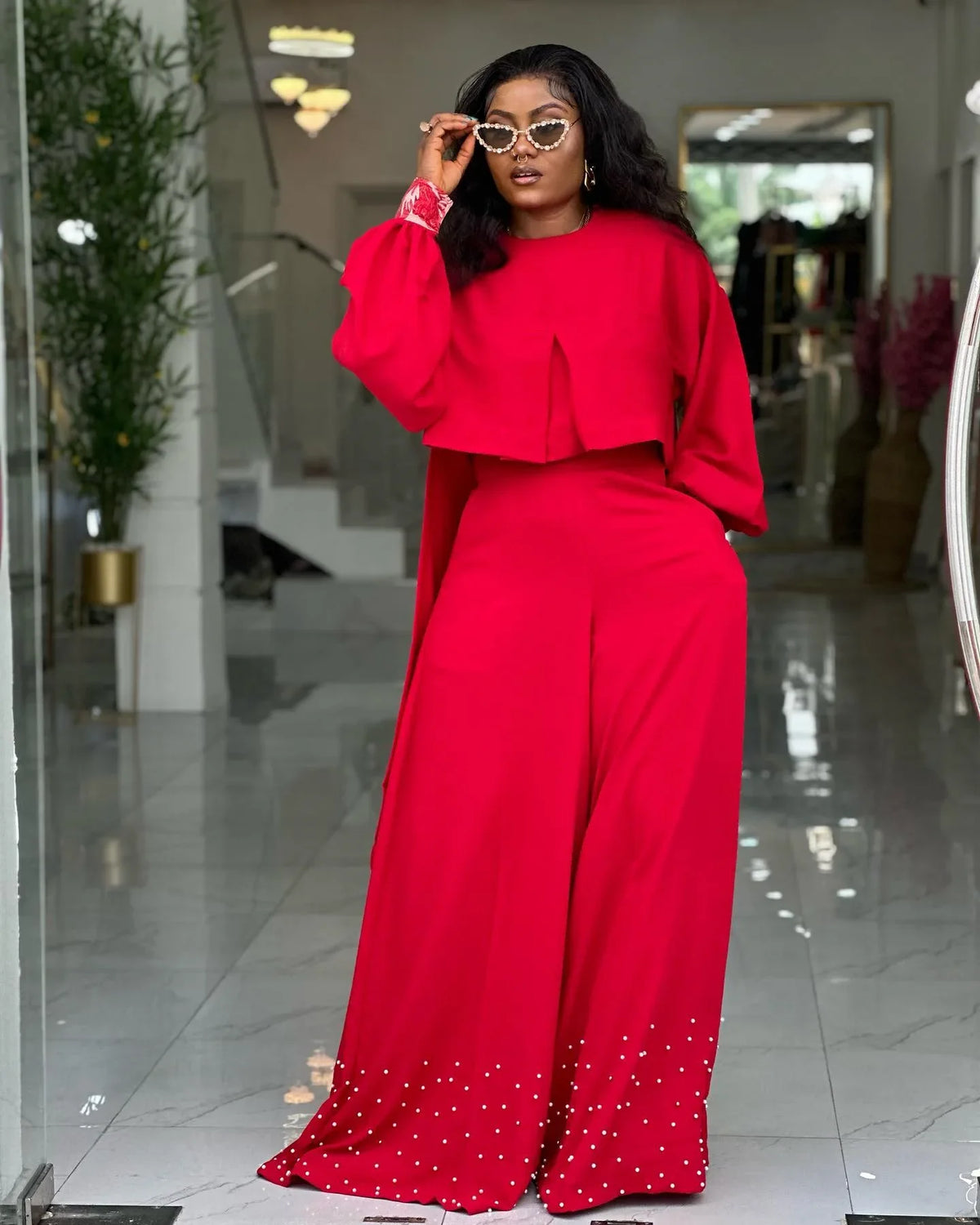 2 Piece Women Sets 2025 New Arrival Spring Summer Matching Sets Solid Color Two Pieces Sets Top And Pants Suits Outfits Clothing