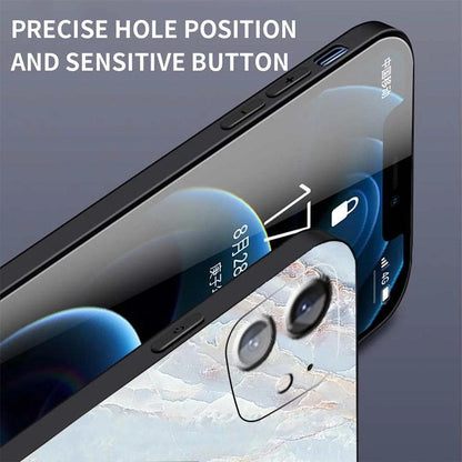 Luxury Marble Texture Phone Case For iPhone X XR XS 7 8 6S 6 5 Plus Silicone Anti Fall Back Cover Ultra Thin Soft Silicone Protective Shockproof and Scratch Resistant with Cute Design Pattern Case