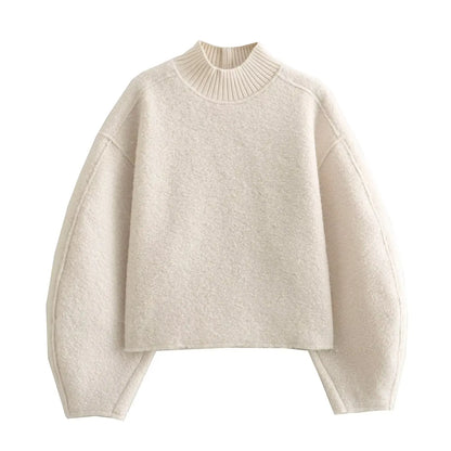 Foridol Turtleneck Fluffy Hoodie for Women Autumn Casual Loose Pullovers Female Basic Fashion Winter Women&