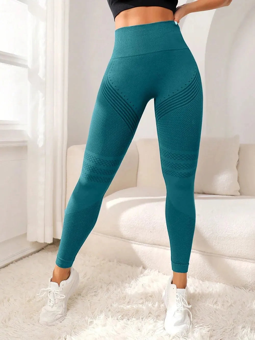 Sports Pants With Sexy Lines Lifting Buttocks Sports Tight Pants Women&