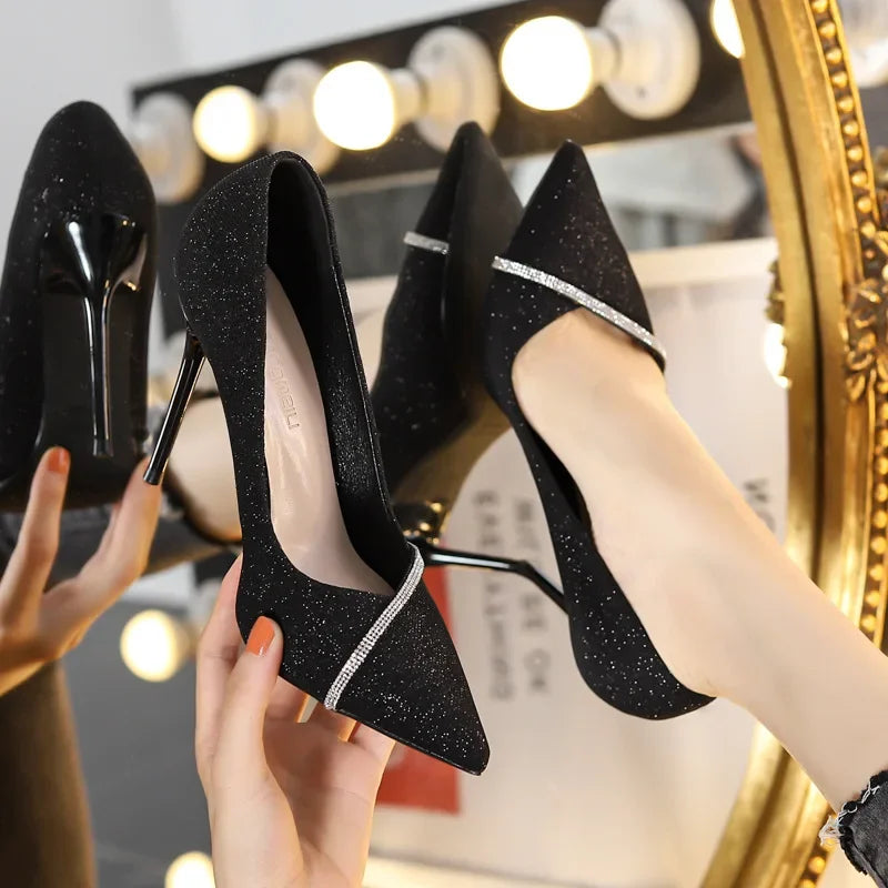 High Heels Women with  Spring and Autumn Pointy Women&