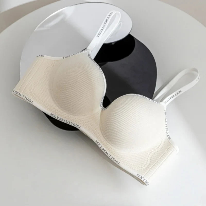 Push-Up Bras For Women Non-wire Fixed 3/4 Cup Seamless Bra Sexy Lingerie Women Soft Padded Underwear S-XL Brassiere