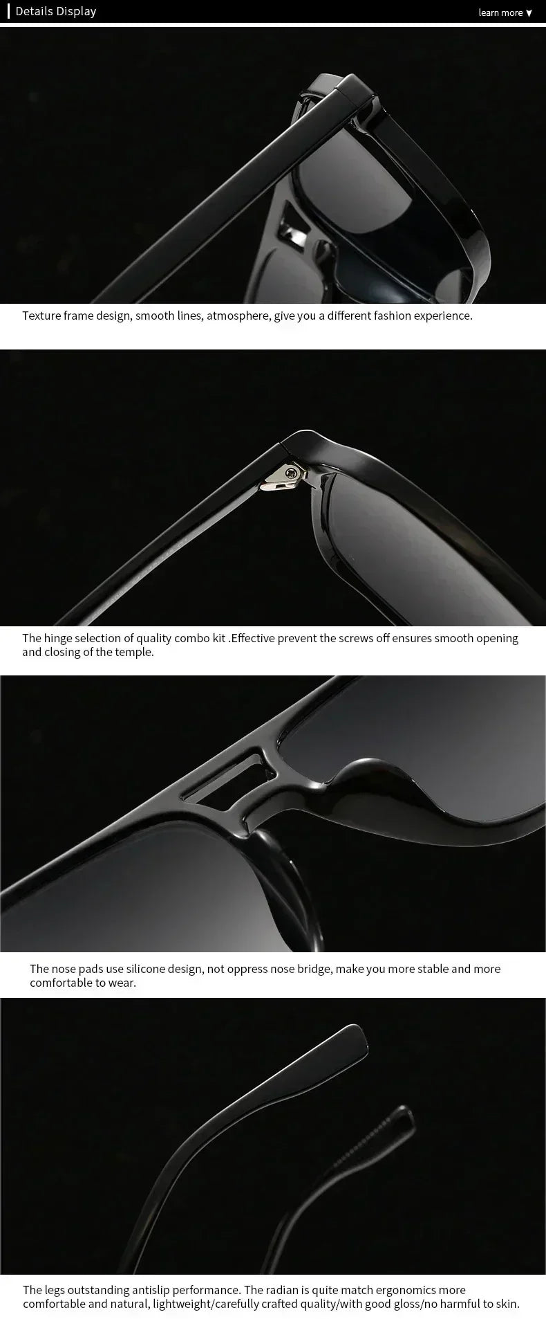 SO&amp;EI Fashion Double Bridges Square Rivets Women Sunglasses Retro Men Gradient Shades UV400 Sun Glasses