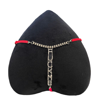 Rhinestones G String Girls Metal Chain Sexy Women Panties Gem Briefs Thong Lace Erotic Female Underwear Low Waist Intimates