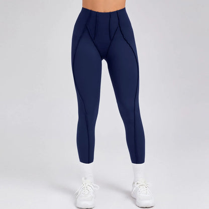 2-Piece Yoga Set – Open Back Sports Bra &amp; High Waist Shorts