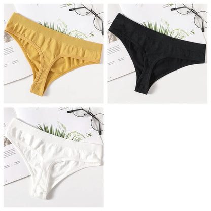 3Pcs/Set Thongs Women&