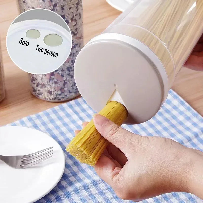 Noodles Sealed Can Kitchen Accessories Food Grade Plastic Kitchen Storage &amp; Organization Quantitative Divided Can Storage Box