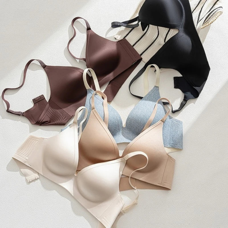 2026 Seamless Bras for Women Push Up Bras No Wire Brassiere A B Cup Underwear Sexy Bralette Three Quarters(3/4 Cup) Lingerie