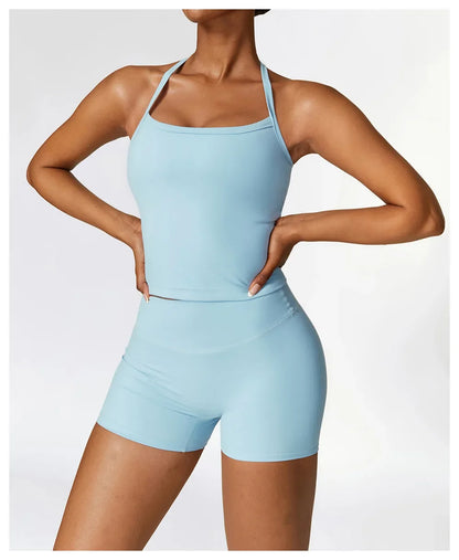 Strappy Sports Bra For Women Gym Workout Tops Sexy Yoga Bra Gather Fitness Push Up Training Running Female Sport Vest