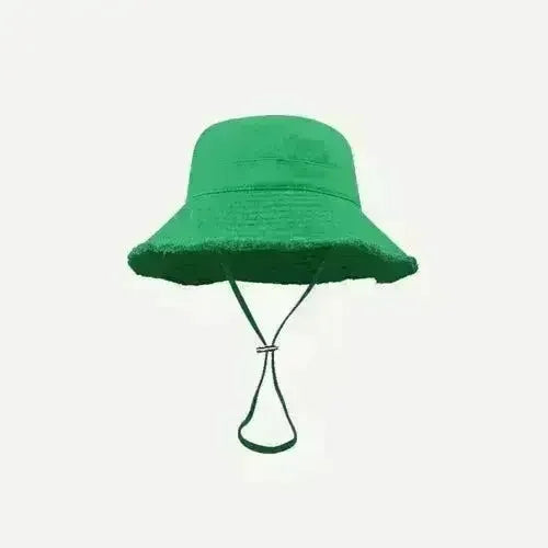 Luxury Bucket Beach Hat - Y2K Wide Brim Sun Hat - Wedding &amp; Party Elegant