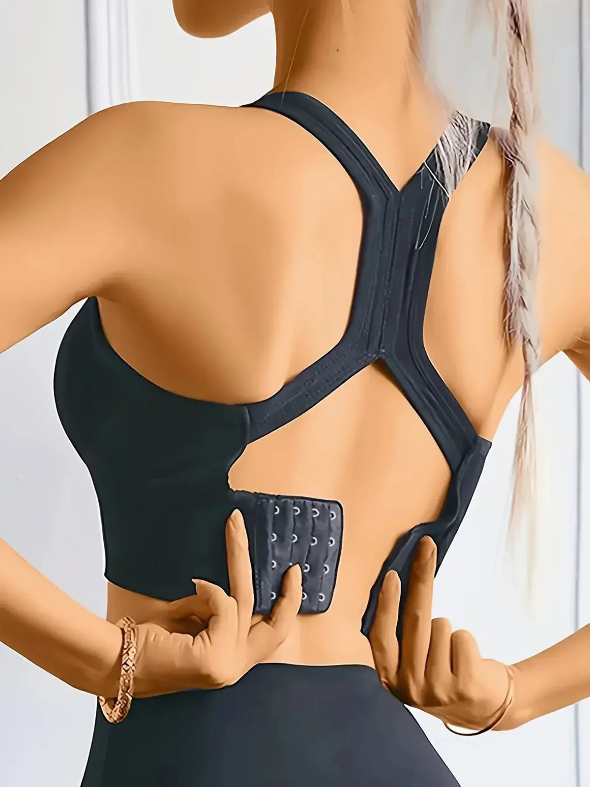Sports Seamless Comfy &amp; Breathable Push Up Yoga Tank Bra@W4