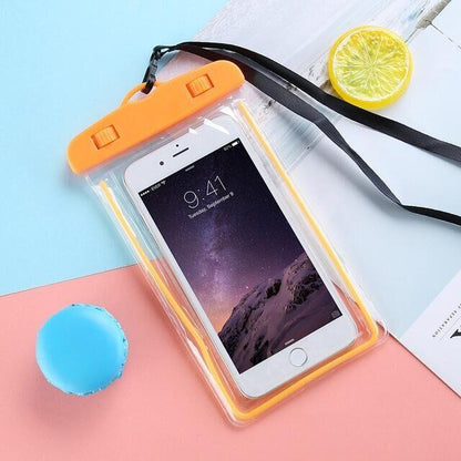 Water Proof Cases For iPhone 12 Cover Pouch Cases For iPhone  XS MAX 8 7 6 s Plus Universal Waterproof Case Universal Waterproof Cell Phone Bag/Holder for iPhone Case &amp; Strap