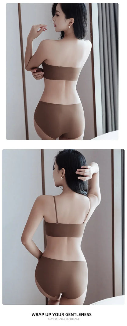 Front Buckle Underwear Convenient Anti Sagging without Shoulder Strap Women&