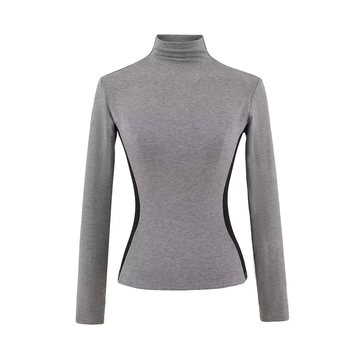 Women High Neck Slim Fit Fleece Base Layer Top