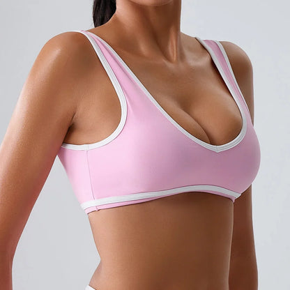 Women Sport Bras Splicing Fitness Tank Breathable Women Underwear Yoga Tops Bra Crop Top Gym Wear Women Push Up Workout Clothes