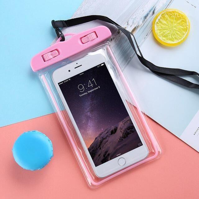 Water Proof Cases For iPhone 12 Cover Pouch Cases For iPhone  XS MAX 8 7 6 s Plus Universal Waterproof Case Universal Waterproof Cell Phone Bag/Holder for iPhone Case &amp; Strap