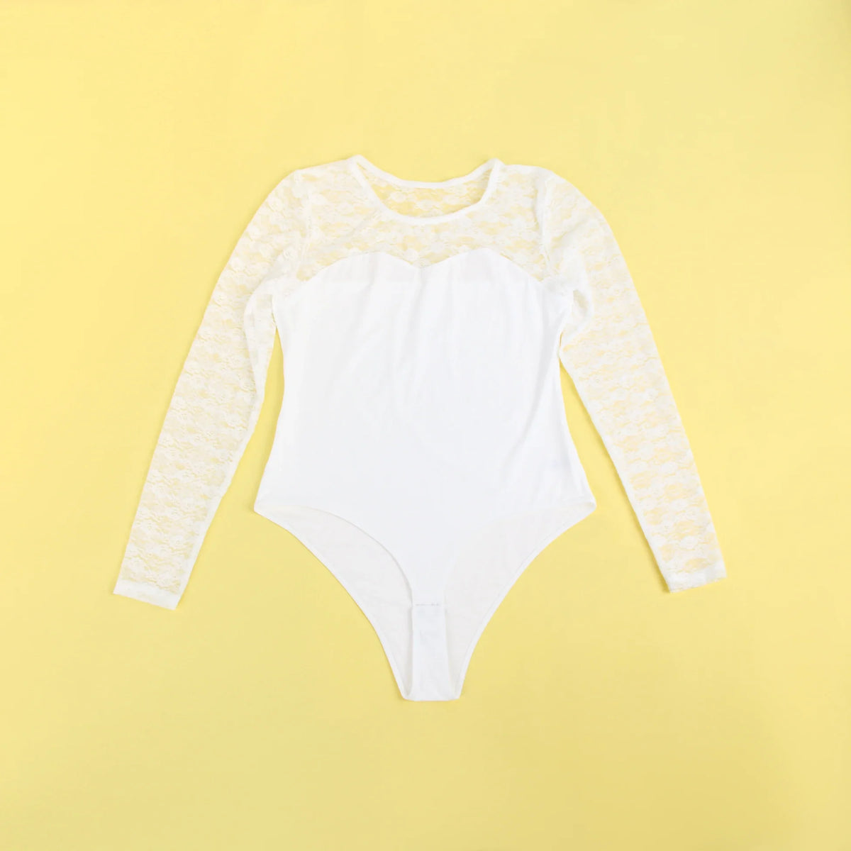 Black Lace Long Sleeve Open Crotch Bodysuit for Women Sheer Mesh Teddy Lingerie Push Up Swimwear Fabric Sexy Jumpsuit