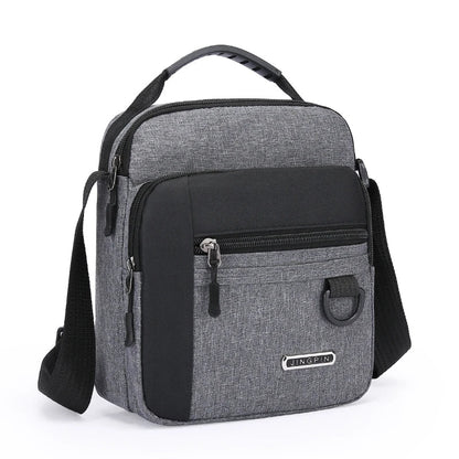 Unbranded Large Capacity Shoulder Bag for Men - Waterproof and Wear Resistant with Multiple Pockets