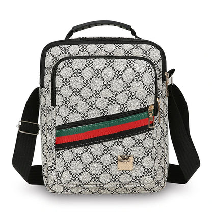 Mens Crossbody Bag With Multi Layer Design For Travel And Daily Commute Water Resistant Oxford Material