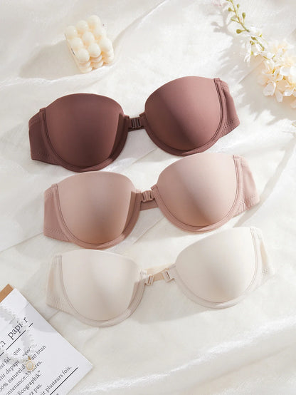 3Pcs/Set Demi Cup Seamless Women&