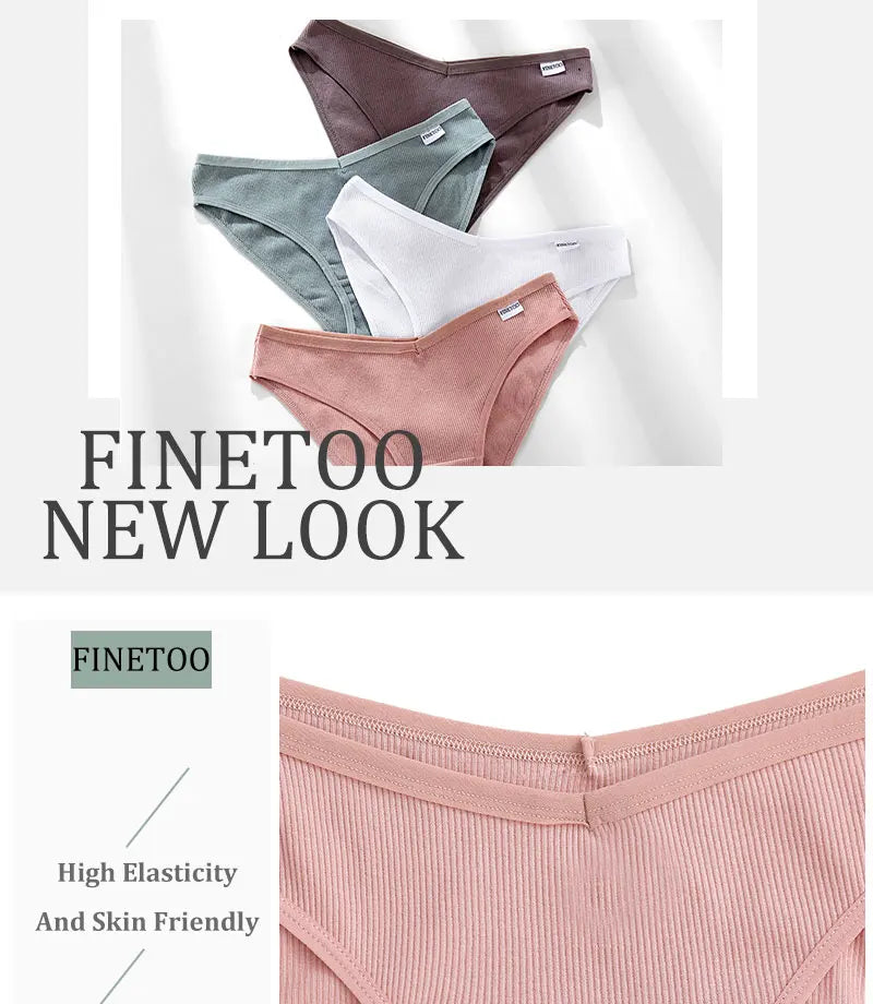 Comfortable Cotton Briefs for Women – 3-Piece Panty Set