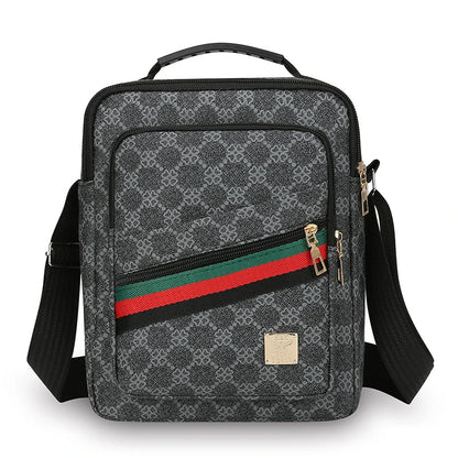 Mens Crossbody Bag With Multi Layer Design For Travel And Daily Commute Water Resistant Oxford Material