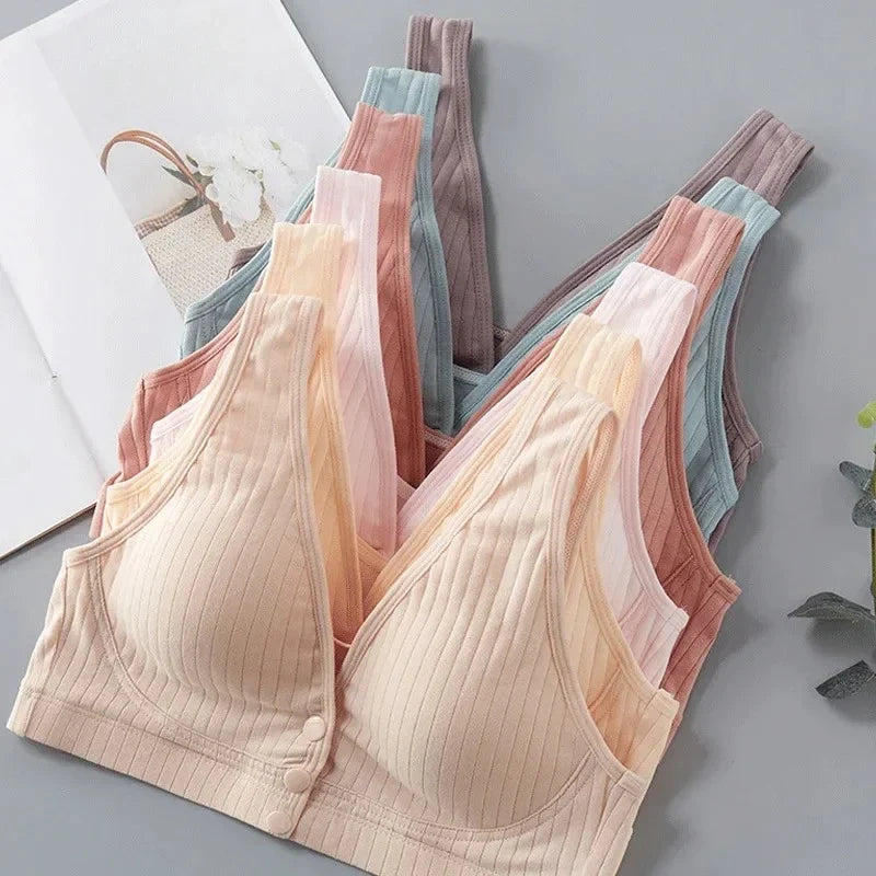 Pure Cotton Nursing Bra Women&