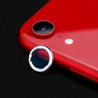 Camera Protection Ring with Metal Camera Protection Film For iPhone XR Metal Camera Protector Ring Circle Compatible with iPhone XR Aluminum Alloy Back Lens Protective Glass Cover