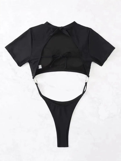 DEKA Women One Piece Swimsuits Micro Thong Cut Out Swimwear Monokini Backless Bathing Suit Bikini Bathers Beach Wear
