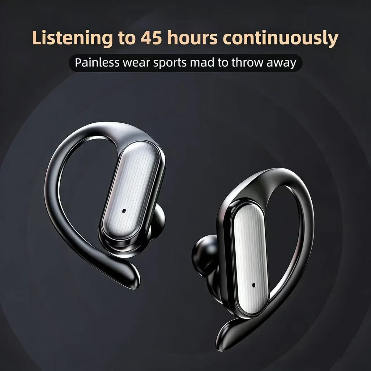 A520 Bluetooth Headset V5.3 Wireless Earphones Headphones with Microphone Headphones Sports Earbuds Anti-Sweat