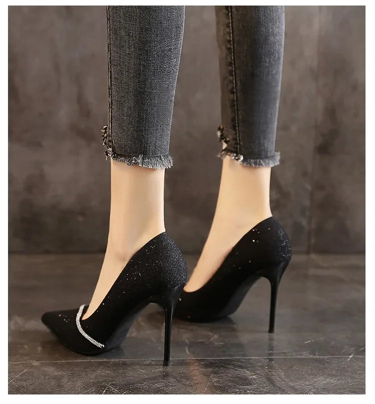 High Heels Women with  Spring and Autumn Pointy Women&