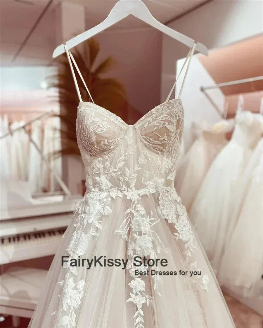 Sexy See-Through Wedding Dress - Exposed Boning Backless Gown | Femstylo