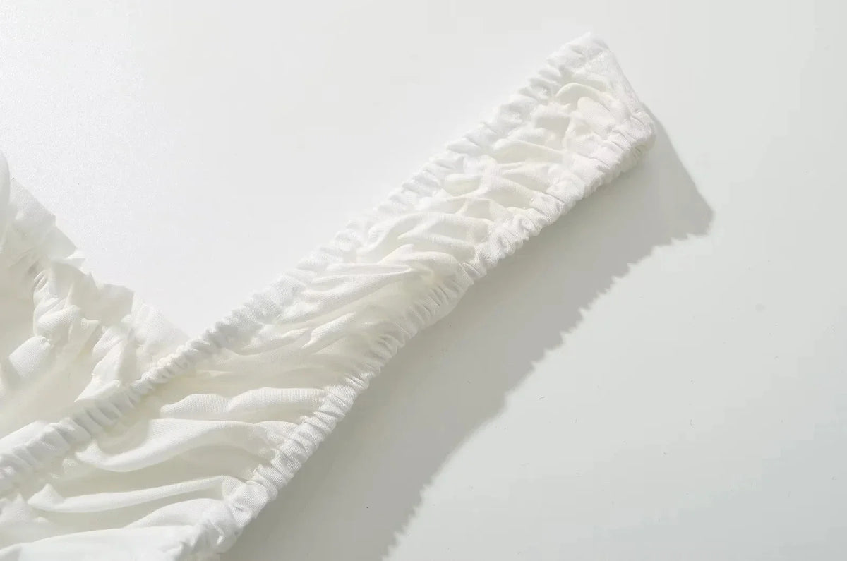 Bowknot White Summer Women&