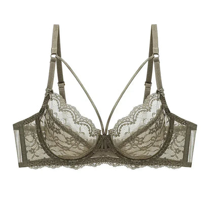 Logirlve Wholesale 3PCS Sexy Underwear Woman Lace Bras Hollow out Ultrathin Bra Women&