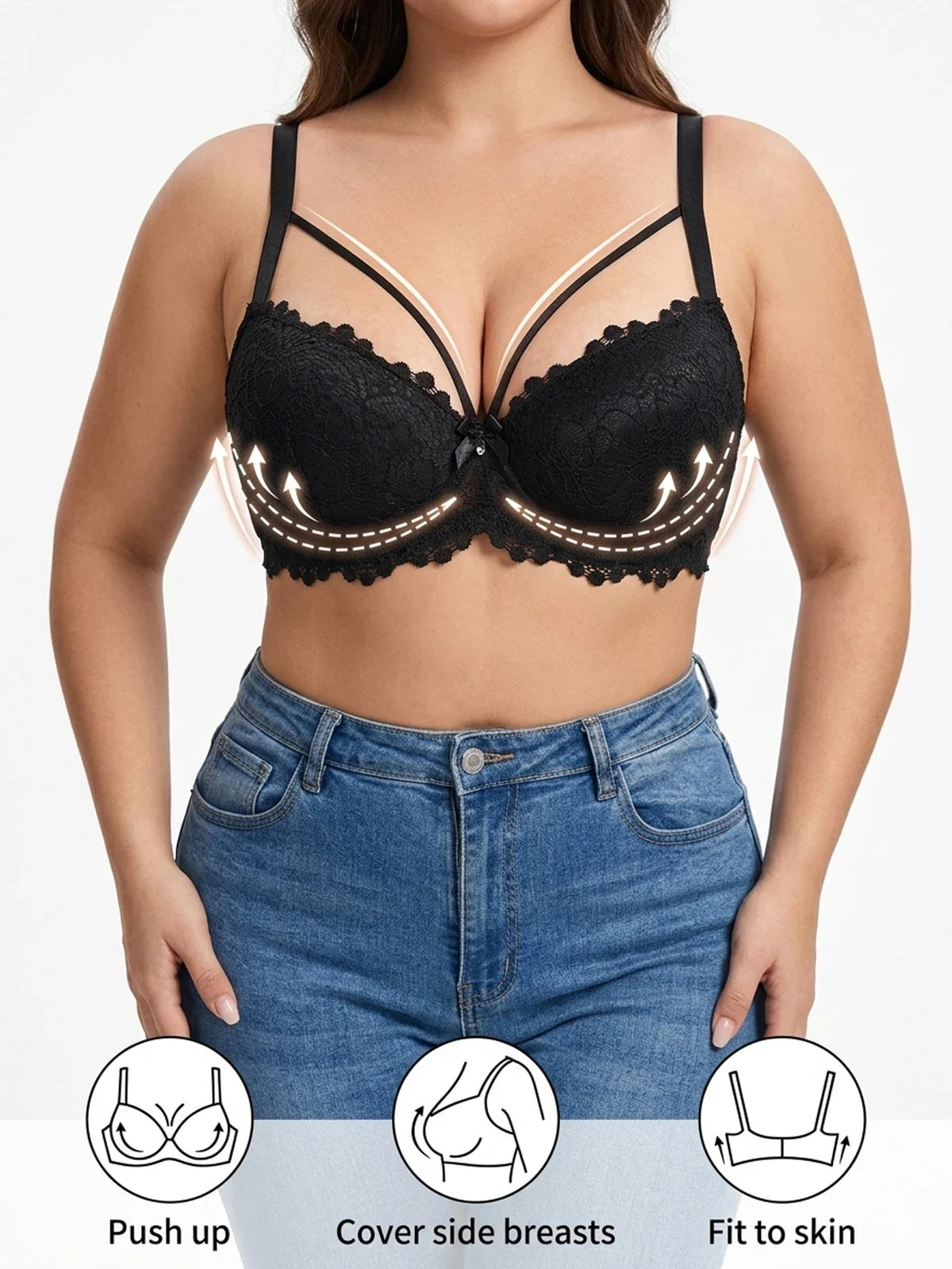 Plus Size Lace Women&