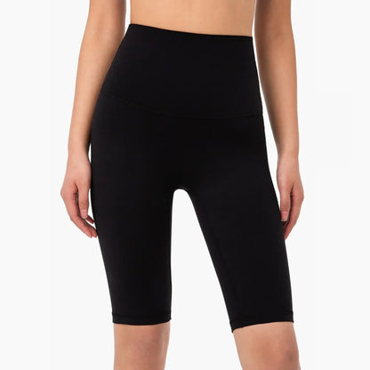 Solid Color Soft Athletic Cycling Women Yoga Short leggings Compression Support Sweat-Wickin Comprehensive Training Sportswear