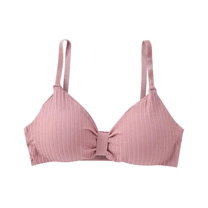 Wire Free Bras For Women Push-Up Bra Sexy Lingerie Padded Bra Top Seamless Underwear Solid Color Brassiere Intimates