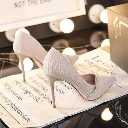 High Heels Women with  Spring and Autumn Pointy Women&