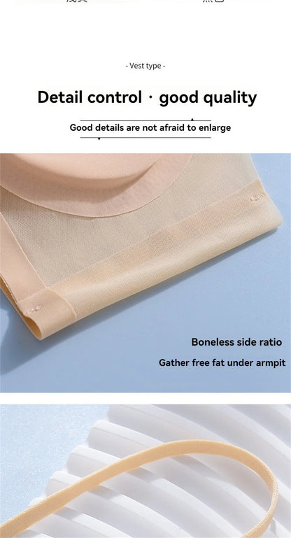 Ultra-Thin Breathable Ice Silk Top Bra Women&