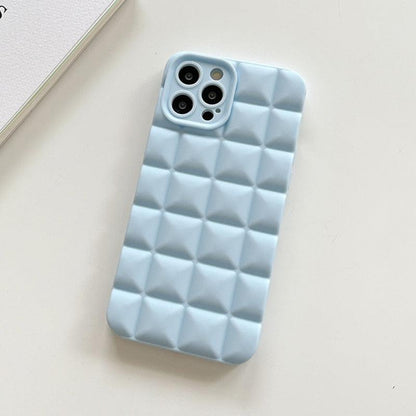 Unique Phone Case For iPhone 14 Pro 13 12 11 Pro Fashion 3D Soft Silicon Shockproof For iPhone 14 Case Bubble Case Cute Full Body Shape Soft Silicone Slim Cushioned Beautiful Elegant Case For Women