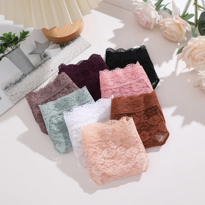 3-Piece Lace Thong Panties for Women – Seamless, Low-Rise Lingerie