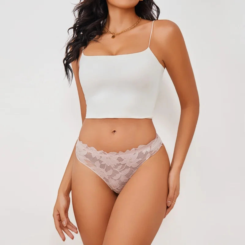 Floral Lace Panties – Sexy Lingerie Briefs for Women