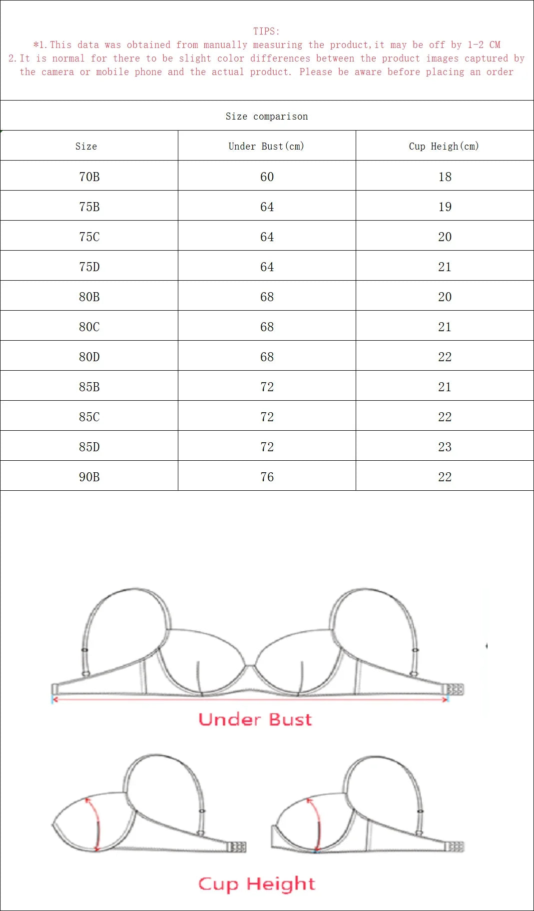 No steel ring Lace patchwork bra Black full cup women&