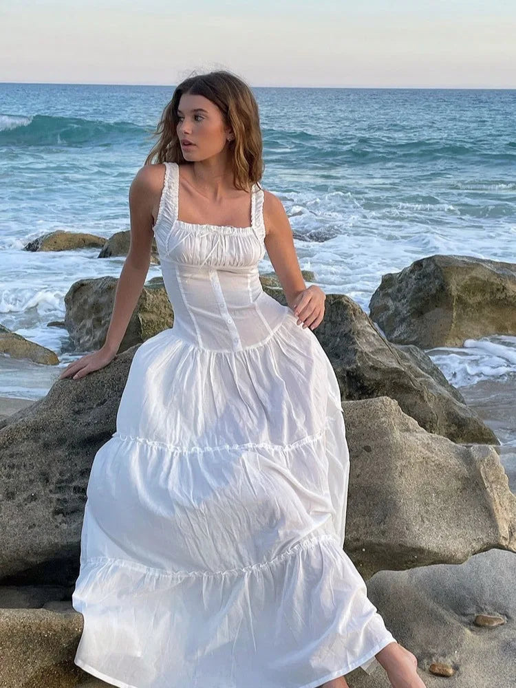 Bowknot White Summer Women&