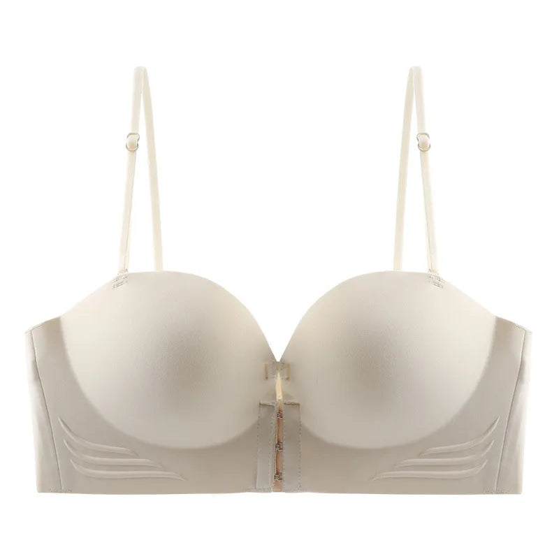 New Front Buckle Underwear Convenient Anti Sagging without Shoulder Strap Women&